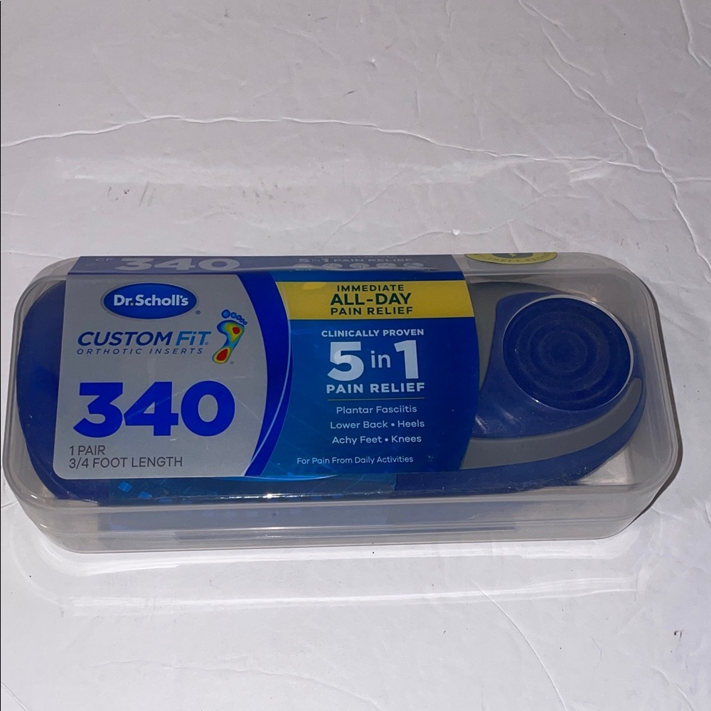 Dr. Scholl's Custom Fit Orthotic Inserts - 3/4 foot length